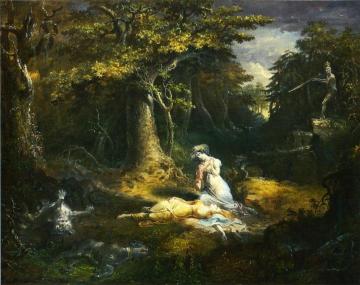 Leatherstocking's Rescue Artwork by John Quidor