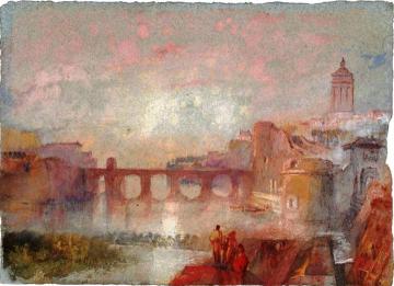 Mézières, with the Pont de Pierre and Church of Notre-Dame Artwork by Joseph Mallord William Turner