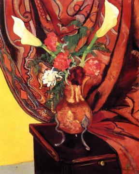 Vase Of Flowers Artwork by Louis Valtat