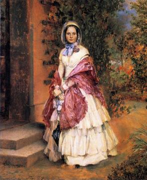 Clara Ilger, Later Frau Schmidt Von Knobelsdorf Artwork by Adolph von Menzel