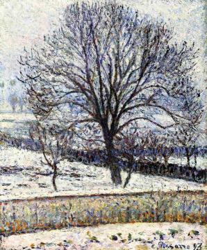 The Thaw, Eragny Artwork by Camille Pissarro