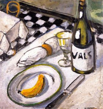 Bottle of Vals Artwork by Auguste Chabaud