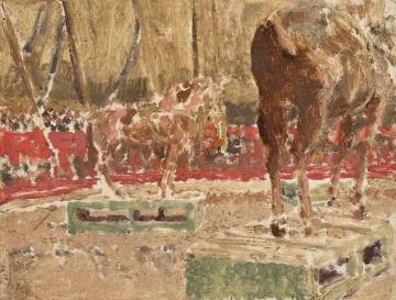 Circus Sketch Artwork by Walter Richard Sickert