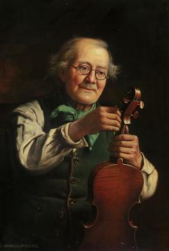 A Broken String Artwork by Charles Spencelayh