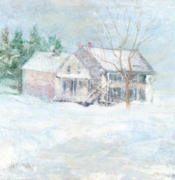 Brush House Artwork by John Twachtman