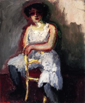 Woman With Black Stockings Artwork by Kees Van Dongen
