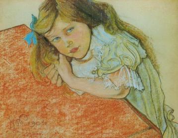 Portrait Of Miss Sternbachowna Artwork by Stanislaw Wyspianski