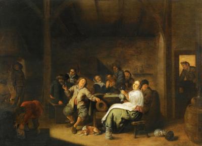 Merry Company In An Inn Artwork by Jan Miense Molenaer