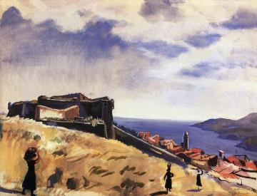 Collioure. View Of A Fortress Artwork by Zinaida Serebriakova