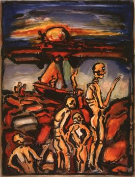 The Bay of the Deceased Artwork by Georges Rouault