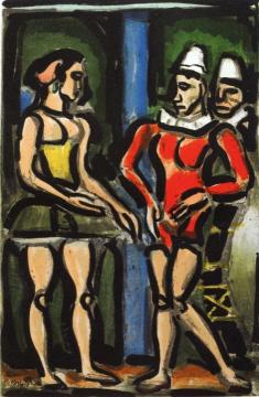 The Shooting Star Circus: Frontispiece-Parade Artwork by Georges Rouault