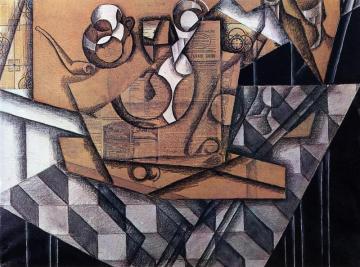 Tea Cups Artwork by Juan Gris