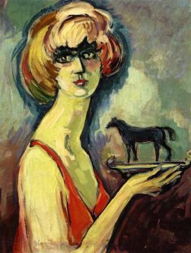 Portrait Of A Woman Artwork by Kees Van Dongen