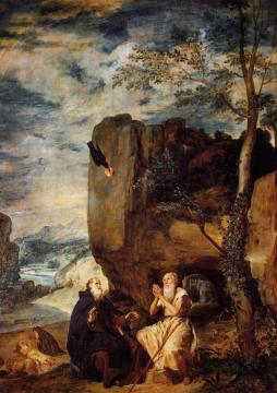 St. Anthony Abbot And St. Paul The Hermit Artwork by Diego Velazquez