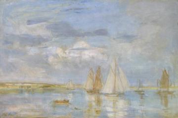 The White Yacht Artwork by Philip Wilson Steer