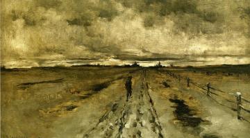 Road Scene, Cincinnati Artwork by John Twachtman