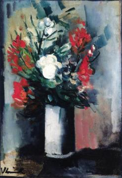 Vase Of Flowers Artwork by Maurice De Vlaminck