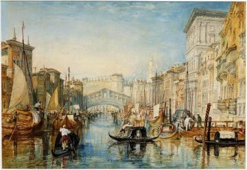 Venice: The Rialto Artwork by Joseph Mallord William Turner
