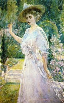 On The Terrace Artwork by Robert Lewis Reid