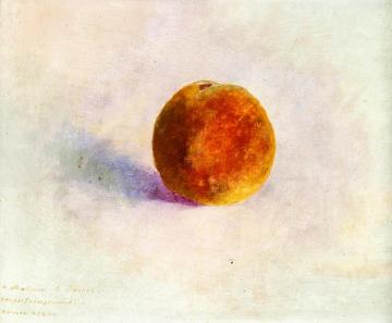 Peach Artwork by Odilon Redon
