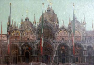The Façade Of San Marco, Venice Artwork by Walter Richard Sickert