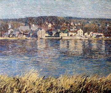Across The River Artwork by Robert Spencer