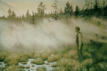 The Fairy That Disappeared Artwork by Theodor Kittelsen