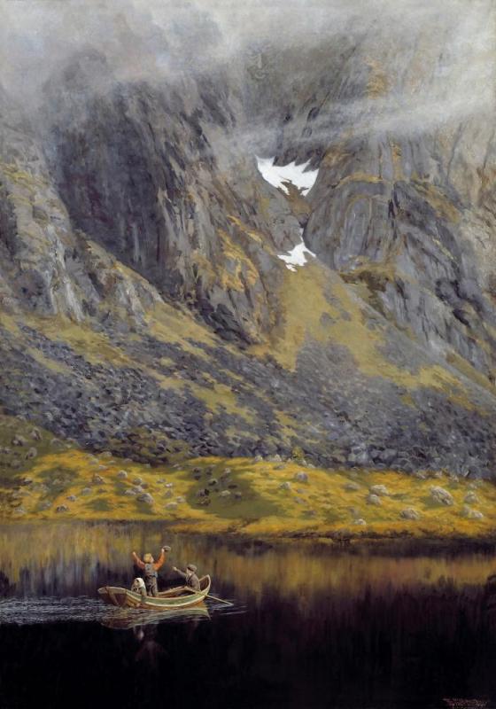 Ekko, 1888 Artwork by Theodor Kittelsen