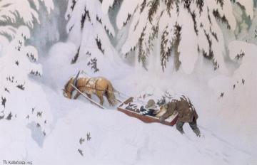 Juletroll 1907 (Christmas Troll) Artwork by Theodor Kittelsen