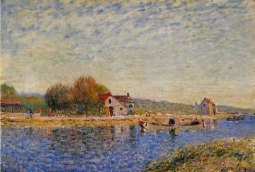 The Loing Canal Artwork by Alfred Sisley
