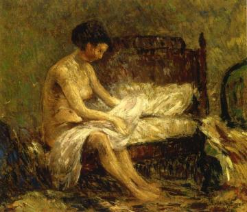 Seated Nude Artwork by Robert Spencer