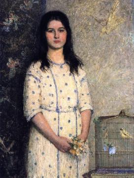 Pauline, A Little Friend Of Mine Artwork by Helen M. Turner