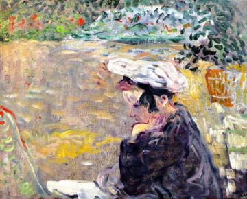 The Lesson In The Garden Artwork by Louis Valtat
