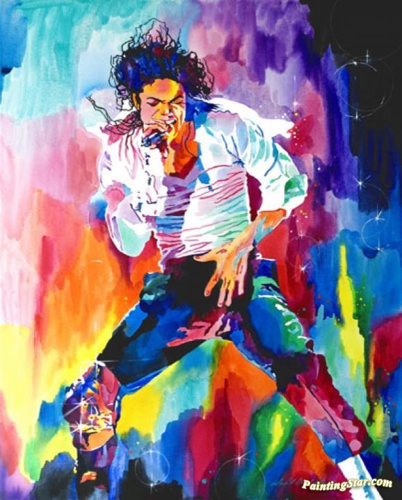 Michael_Jackson_Wind Artwork by David Lloyd Glover