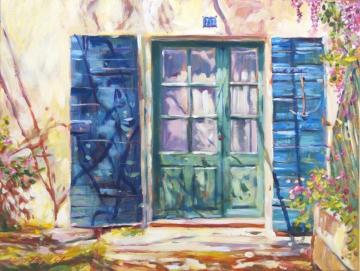 213 Rue De Provence Artwork by David Lloyd Glover