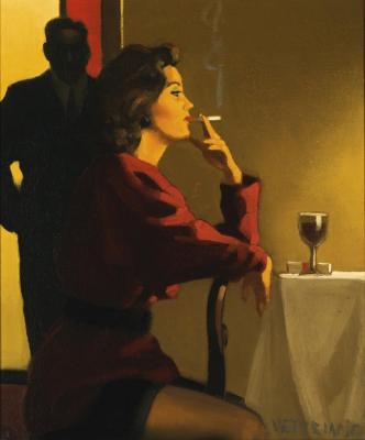 Someone To Watch Over Me (study) Artwork by Jack Vettriano
