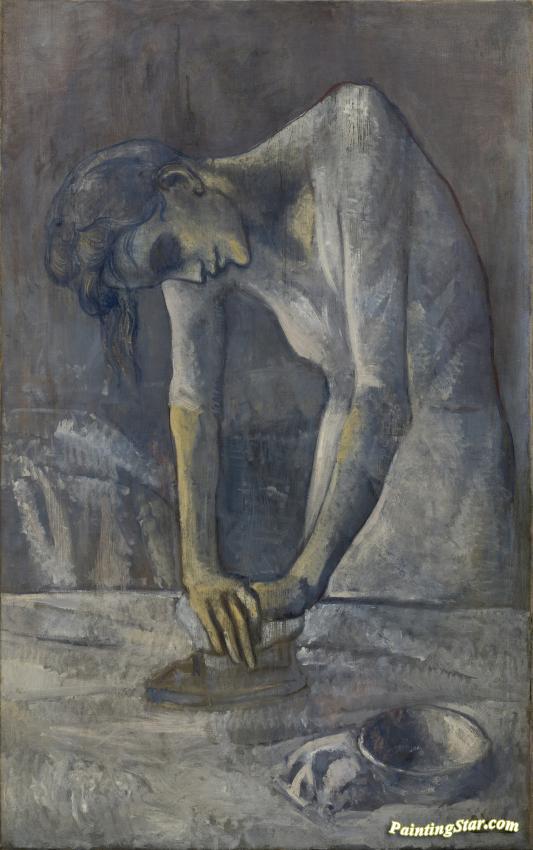 Woman Ironing Artwork by Pablo Picasso