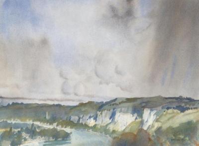 The Bend On The Seine Artwork by Sir William Russell Flint