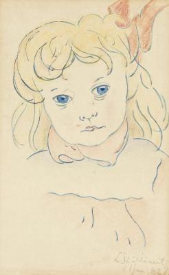 Portret Van Madeleine Spilliaert Artwork by Leon Spilliaert