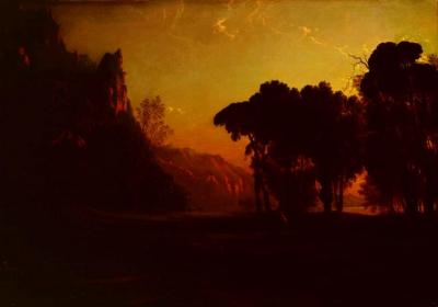 The Wood Nymph's Hymn To The Rising Sun 1845 Artwork by Francis Danby