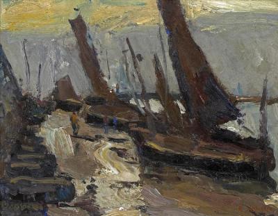 Low Tide Artwork by Armin Hansen