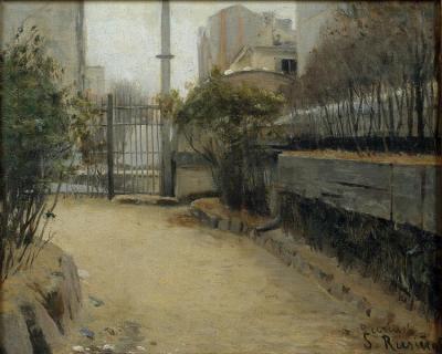 Garden Of Montmartre Artwork by Santiago Rusiñol Prats
