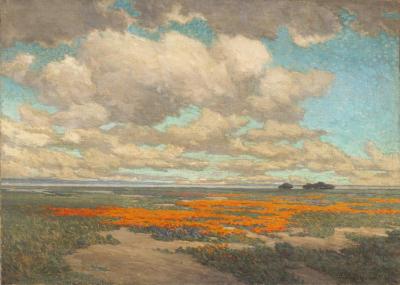 A Field Of California Poppies, 1911 Artwork by Granville Redmond