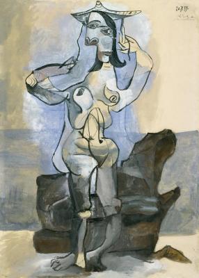 Bather By The Sea Artwork by Pablo Picasso