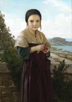 Jeannie Artwork by William Adolphe Bouguereau