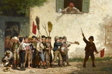 Young Soldiers Artwork by William Penn Morgan