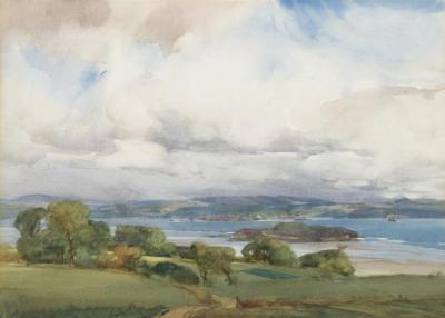 Cramond Island, Firth Of Forth Artwork by Sir William Russell Flint
