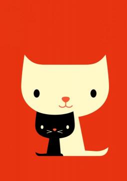 Cats Artwork by Dicky Bird