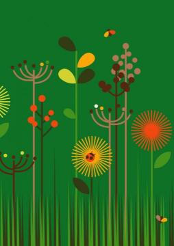 GREEN MEADOW Artwork by Dicky Bird