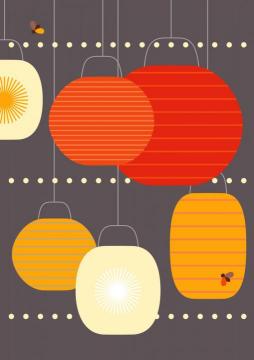 LANTERNS Artwork by Dicky Bird